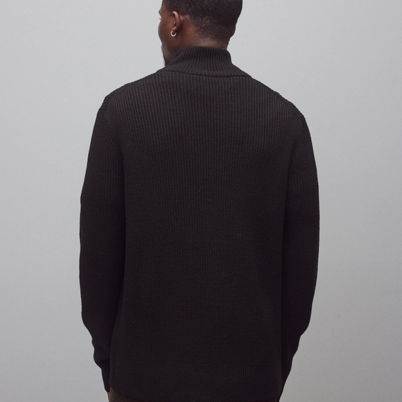 Reigning Champ Merino Rib Vinnie Quarter Zip - Picture 7 of 7